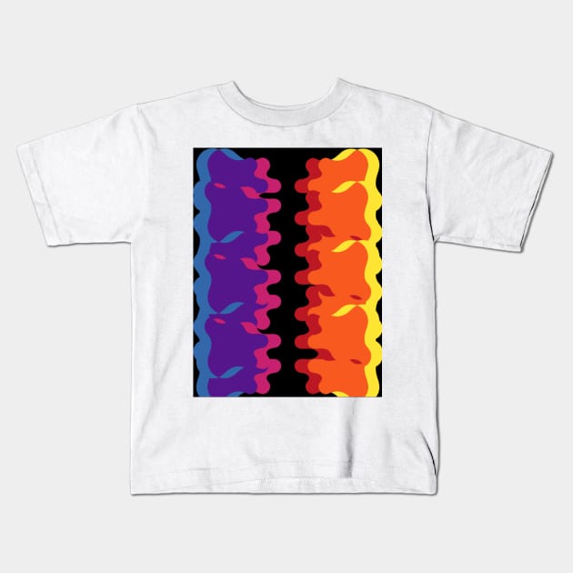 flames Kids T-Shirt by beleafcreativ